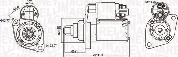 Magneti Marelli 063721347010 - Starteris autospares.lv