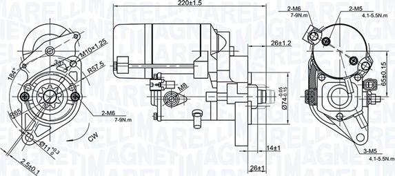 Magneti Marelli 063721358010 - Starteris www.autospares.lv