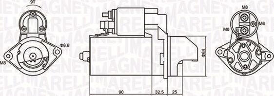 Magneti Marelli 063721334010 - Starteris www.autospares.lv