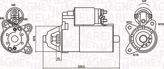 Magneti Marelli 063721336010 - Стартер www.autospares.lv