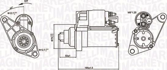 Magneti Marelli 063721330010 - Starteris autospares.lv