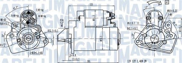 Magneti Marelli 063721332010 - Starter www.autospares.lv