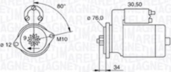 Magneti Marelli 063721321010 - Starteris www.autospares.lv