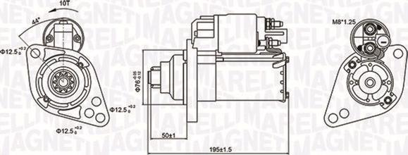 Magneti Marelli 063721294010 - Стартер www.autospares.lv