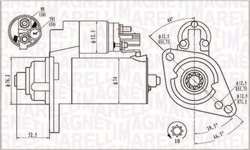 Magneti Marelli 063721293010 - Starteris autospares.lv