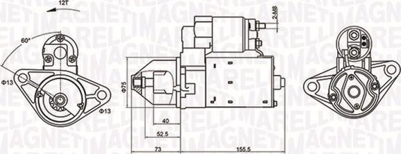 Magneti Marelli 063721253010 - Starteris www.autospares.lv