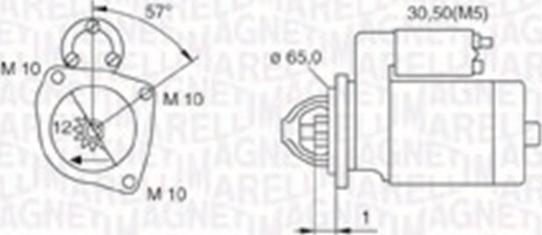 Magneti Marelli 063721252010 - Starteris www.autospares.lv