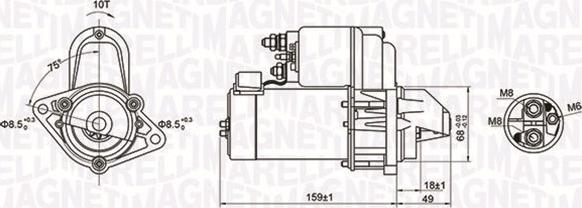 Magneti Marelli 063721257010 - Starter www.autospares.lv