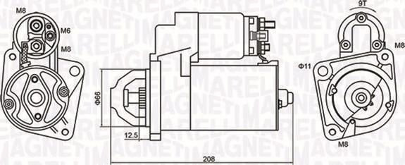 Magneti Marelli 063721213010 - Starteris autospares.lv