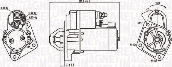 Magneti Marelli 063721289010 - Стартер www.autospares.lv