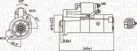 Magneti Marelli 063721221010 - Starteris www.autospares.lv