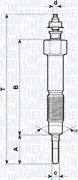 Magneti Marelli 062900044304 - Kvēlsvece www.autospares.lv