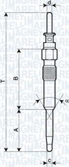 Magneti Marelli 062900039304 - Kvēlsvece www.autospares.lv