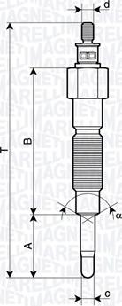 Magneti Marelli 062900142304 - Kvēlsvece autospares.lv