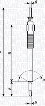 Magneti Marelli 062900135304 - Kvēlsvece www.autospares.lv