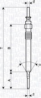 Magneti Marelli 062900130304 - Kvēlsvece www.autospares.lv