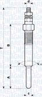 Magneti Marelli 062583101304 - Kvēlsvece autospares.lv