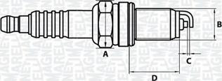 Magneti Marelli 062000768304 - Aizdedzes svece autospares.lv