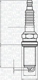 Magneti Marelli 062000784304 - Spark Plug www.autospares.lv