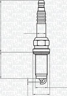 Magneti Marelli 062000786304 - Aizdedzes svece www.autospares.lv