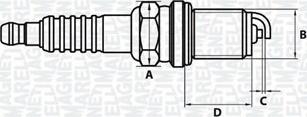 Magneti Marelli 062000780304 - Spark Plug www.autospares.lv