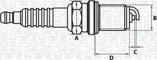 Magneti Marelli 062000776304 - Aizdedzes svece www.autospares.lv