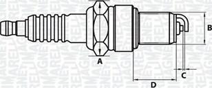 Magneti Marelli 062000771304 - Aizdedzes svece www.autospares.lv