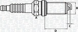 Magneti Marelli 062000778304 - Aizdedzes svece autospares.lv