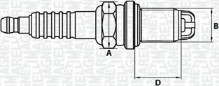 Magneti Marelli 062000772304 - Свеча зажигания www.autospares.lv