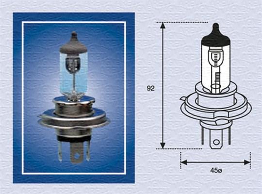 Magneti Marelli 002559100000 - Kvēlspuldze, Tālās gaismas lukturis www.autospares.lv