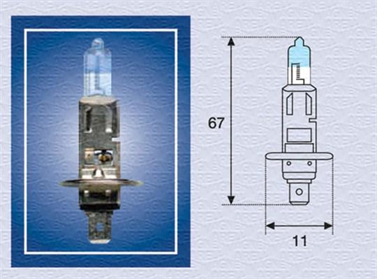 Magneti Marelli 002587100000 - Kvēlspuldze, Tālās gaismas lukturis autospares.lv