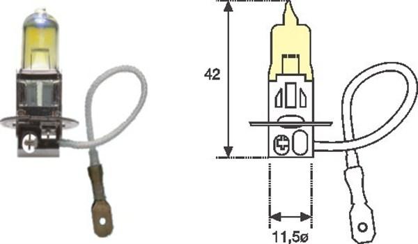 Magneti Marelli 002573100000 - Bulb, fog light www.autospares.lv