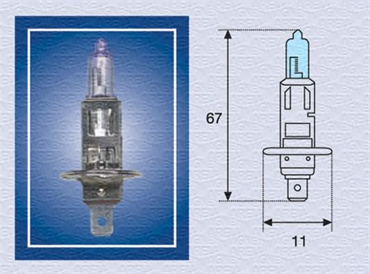 Magneti Marelli 002601100000 - Kvēlspuldze, Tālās gaismas lukturis www.autospares.lv