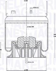 Magneti Marelli 030607020294 - Pneimoatsperes spilvens, Pneimopiekare www.autospares.lv