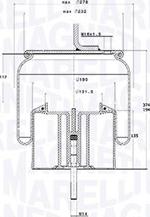 Magneti Marelli 030607020297 - Pneimoatsperes spilvens, Pneimopiekare www.autospares.lv