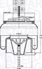 Magneti Marelli 030607020271 - Pneimoatsperes spilvens, Pneimopiekare www.autospares.lv