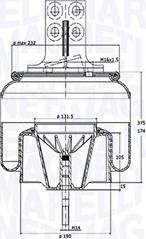 Magneti Marelli 030607020272 - Pneimoatsperes spilvens, Pneimopiekare www.autospares.lv