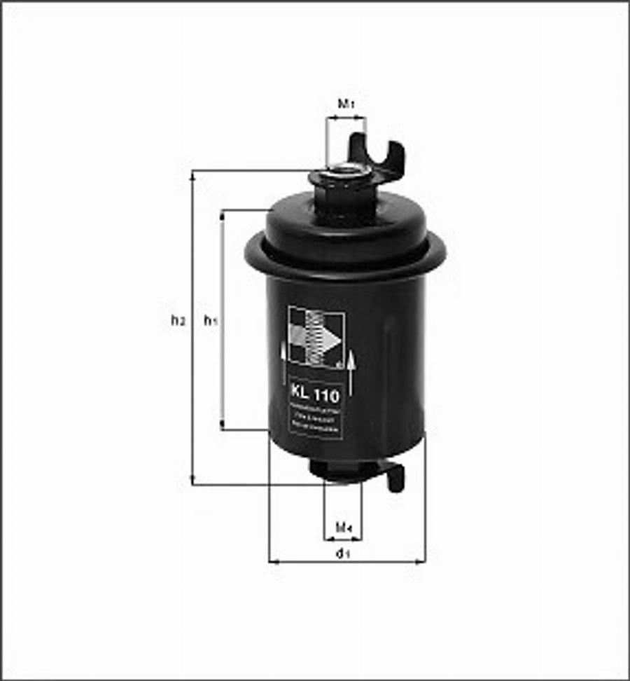 Magneti Marelli 154096314410 - Degvielas filtrs www.autospares.lv