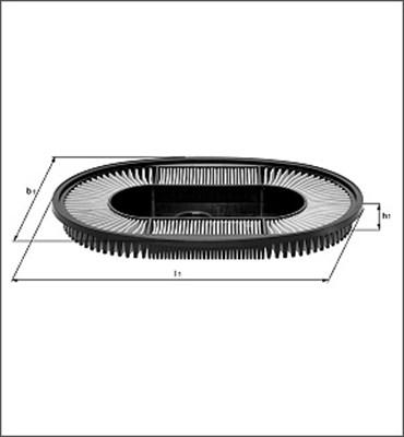 Magneti Marelli 154098894940 - Air Filter, engine www.autospares.lv