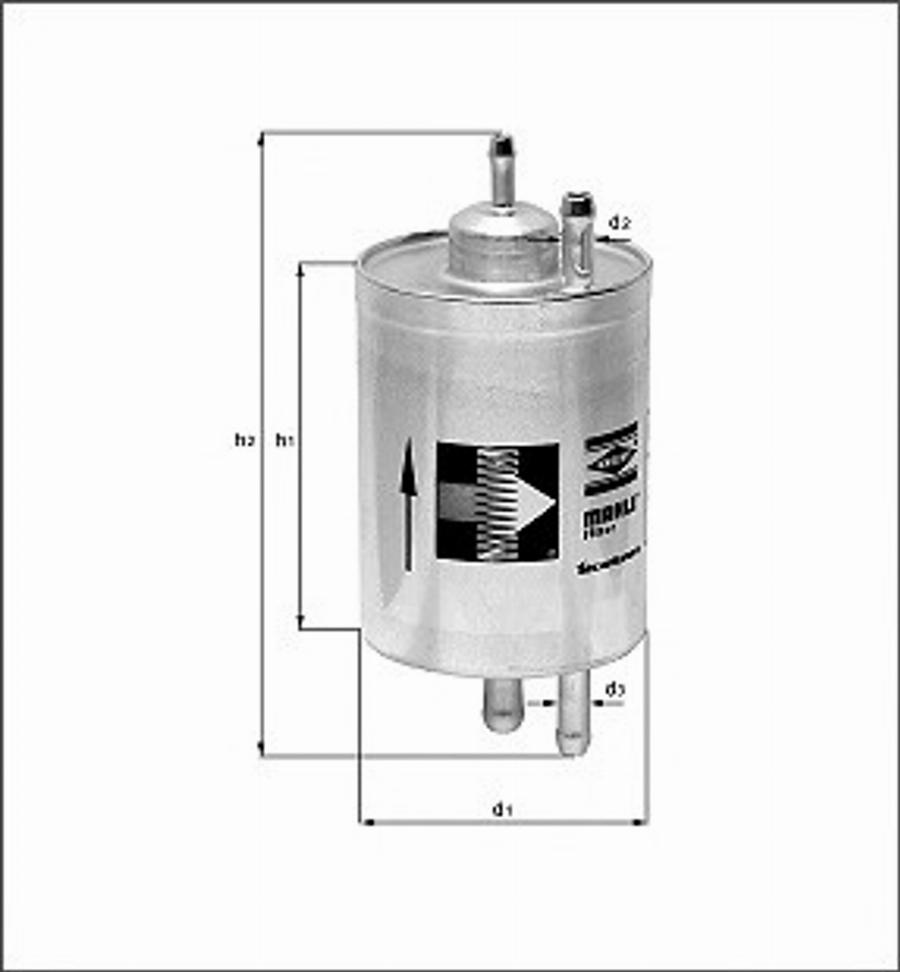 Magneti Marelli 154065929920 - Degvielas filtrs www.autospares.lv