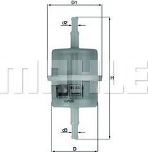 Magneti Marelli 154087186030 - Degvielas filtrs www.autospares.lv