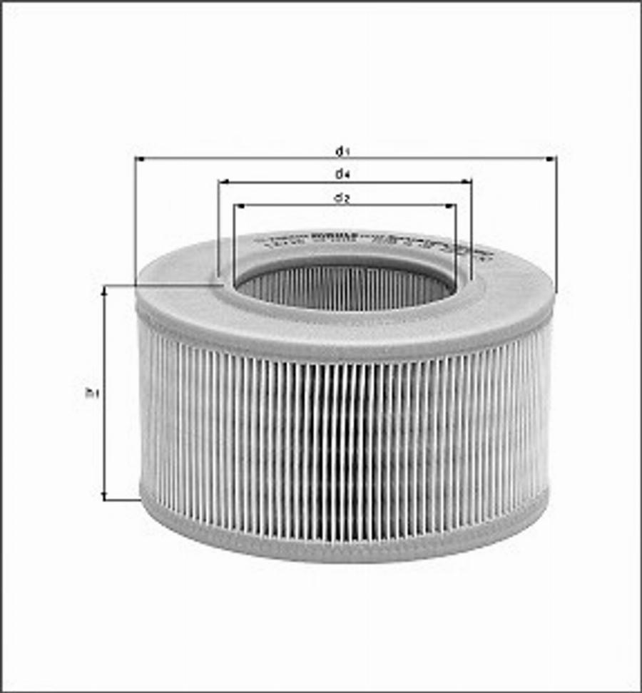 Magneti Marelli 154087320340 - Gaisa filtrs www.autospares.lv