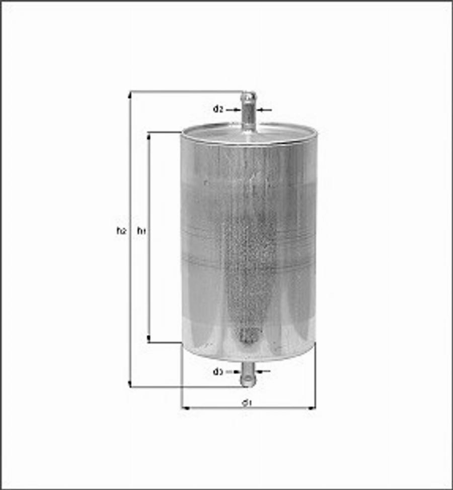 Magneti Marelli 154087282630 - Degvielas filtrs www.autospares.lv