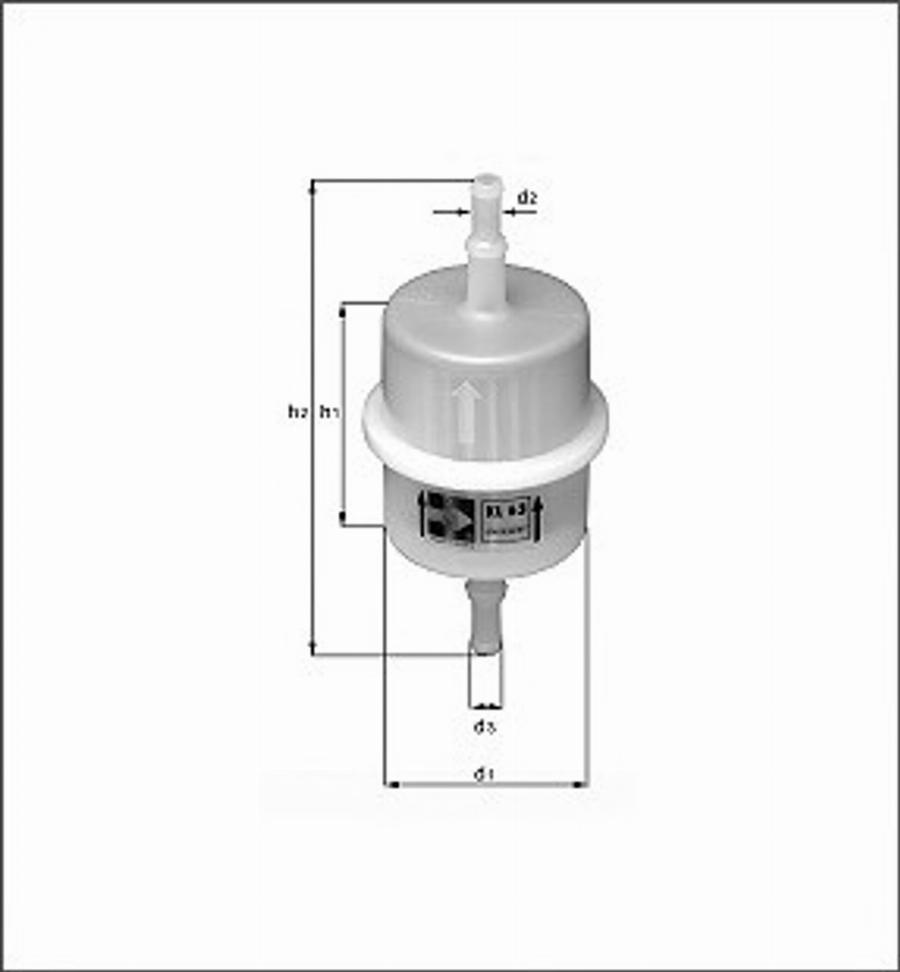 Magneti Marelli 154070563440 - Degvielas filtrs www.autospares.lv