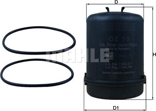 Magneti Marelli 154072377813 - Eļļas filtrs www.autospares.lv