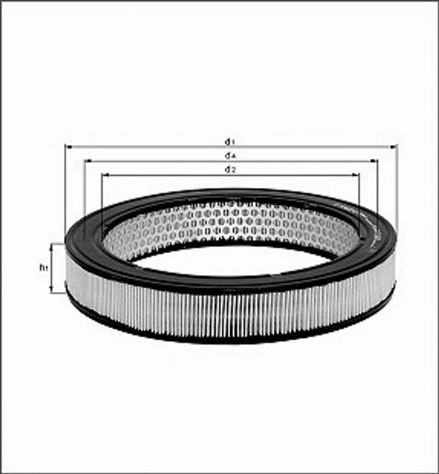 Magneti Marelli 154077158240 - Gaisa filtrs www.autospares.lv