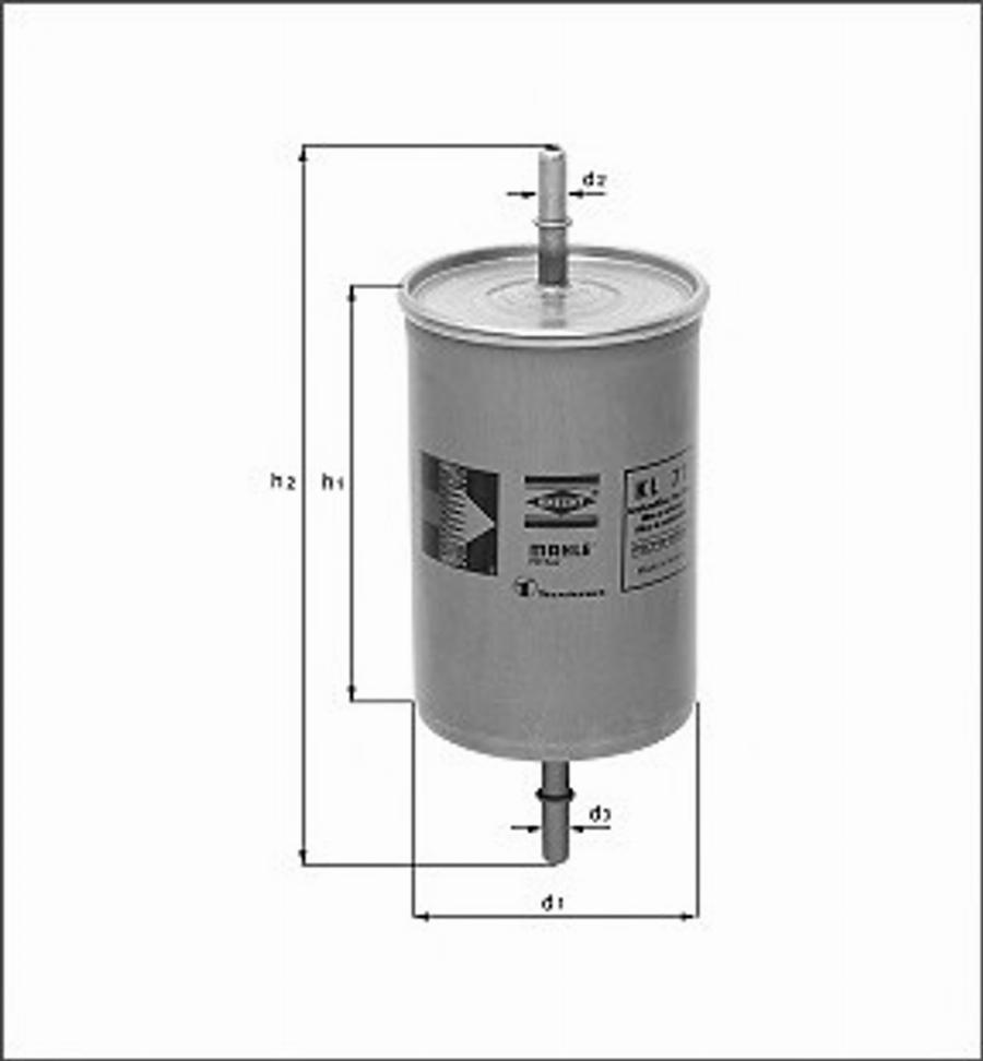 Magneti Marelli 154703504200 - Fuel filter www.autospares.lv