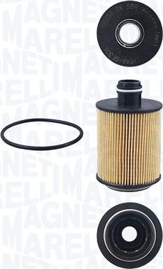 Magneti Marelli 154703873580 - Eļļas filtrs www.autospares.lv