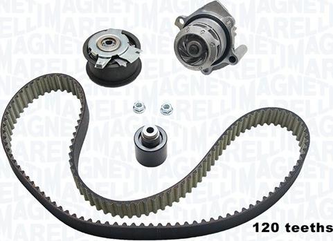 Magneti Marelli 341404790003 - Ūdenssūknis + Zobsiksnas komplekts autospares.lv