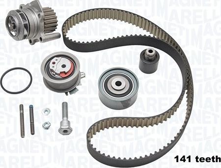 Magneti Marelli 341405860001 - Water Pump & Timing Belt Set www.autospares.lv